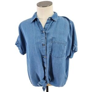 Blue Denim Women's Top